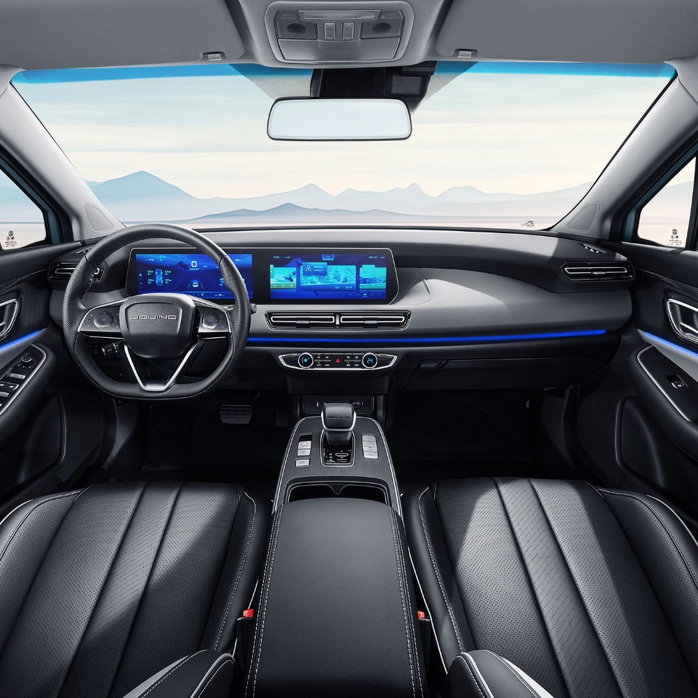 Beijing Auto Beijing EU5 PLUS BAIC Motor Compact Sedan 2023 2024 EV BEV Vehicle CLTC 416km 501km 5 Seaters Car Made in China