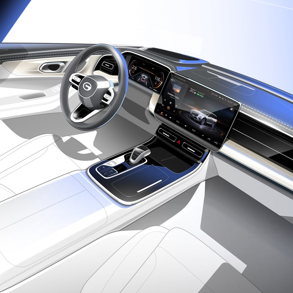 GAC Trumpchi GS8 Gasoline Hybrid Vehicle 2024 Mid-Size SUV 2.0T E-CVT GDI Car Made in China
