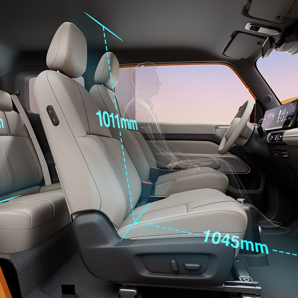 SAIC GM Wuling Baojun Yueye Yep EV BEV CLTC 303km Pure Electric Vehicle Small SUV 4 Seaters RWD Made in China