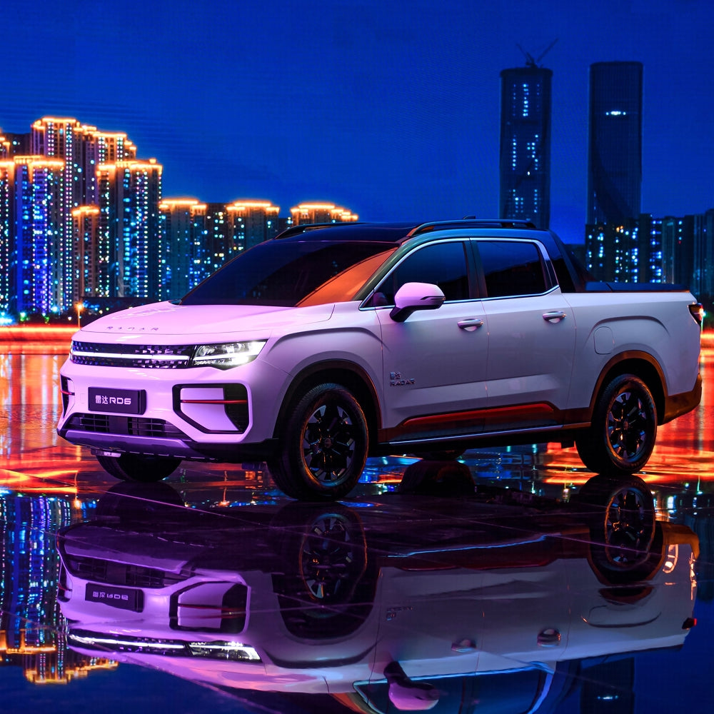 Radar Mid-size Pickup EV BEV Pure Electric Vehicle 2024 CLTC 632km 2WD 4WD 5 Seaters Car Made in China